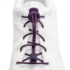 Lock Laces vezalke do čevljev, vijoličena