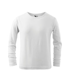 Malfini Fit-T LS παιδικό μακρυμάνικο μπλουζάκι, λευκό