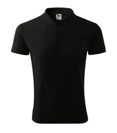 Malfini Pique Herren Poloshirt Polo, schwarz