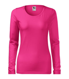 Malfini Slim Damen-Langarmshirt, violett