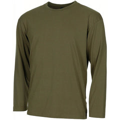 MFH Amerikanisches Langarmshirt OD Green 170 g/m²