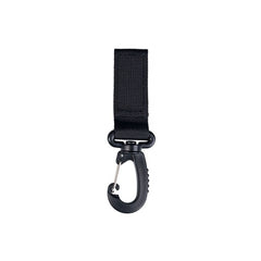 Mil-Tec SCHWARZER GÜRTELHALTER MIT KARABINER 70 MM