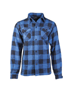 Mil-Tec Holzfällerhemd schwarz/blau