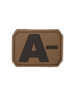 Mil-Tec patch 3d blood a negativ dark coyote