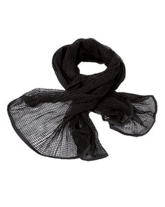 Mil-Tec Shemagh Net Scarf 190x90cm, Black