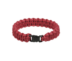 Mil-Tec Survival Paracord-Armband 15mm, rot