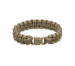 Mil-Tec Survival Paracord-Armband 15mm, Coyote