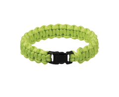 Mil-Tec Survival Paracord-Armband 15mm, grün