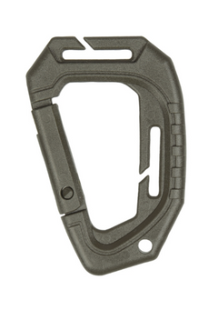 Mil-Tec taktischer MOLLE-Kunststoffkarabiner oliv 2 Stück
