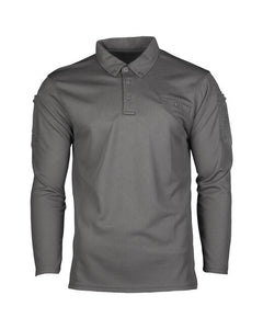 Mil-Tec tactical quick dry poloshirt 1/1 arm urban grey