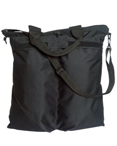 Mil-Tec US Helmet Bag with Straps, Black
