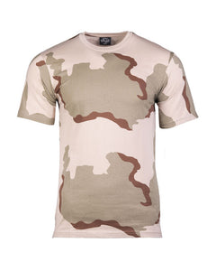 Mil-Tec T-shirt kurzarm 3farbig wüste