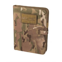 Mil-Tec Large Tactical Notebook, Medium Multitarn