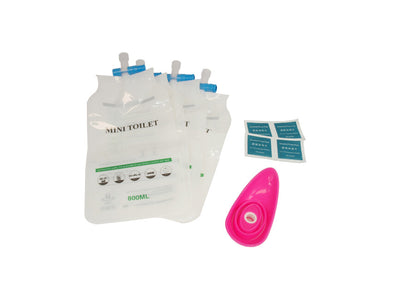Klappbare Toiletten