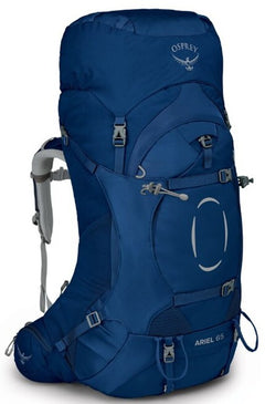 OSPREY Ariel 65 II Hiking Backpack, Ceramic Blue