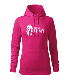DRAGOWA Damen-Kapuzenpullover Spartan army 320 g/m², rosa