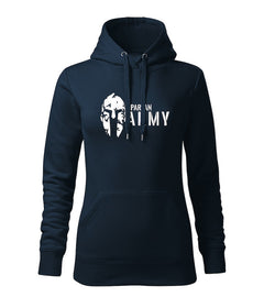 DRAGOWA Damen-Kapuzenpullover Spartan army 320 g/m², dunkelblau