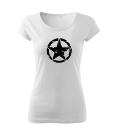 DRAGOWA Damen-T-Shirt star 150 g/m², weiß