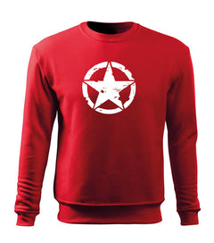 DRAGOWA kids' sweatshirt star, red