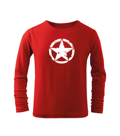 DRAGOWA Kinder-Langarmshirt star, rot