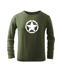 DRAGOWA Kinder-Langarmshirt star, oliv