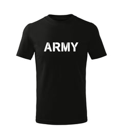 DRAGOWA παιδικό κοντομάνικο μπλουζάκι army, μαύρο