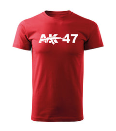 DRAGOWA Kurzarm-T-Shirt AK-47 160 g/m², rot