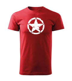 DRAGOWA Kurzarm-T-Shirt star 160 g/m², rot