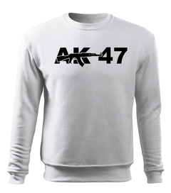 DRAGOWA Herren-Sweatshirt AK-47 300 g/m², weiß
