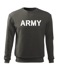 DRAGOWA Herren-Sweatshirt army 300 g/m², grau