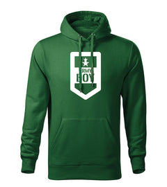 DRAGOWA moški pulover s kapuco army boy 320 g/m², zelena