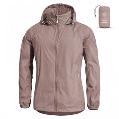 Pentagon Cloudburst Packable Damenjacke, rot