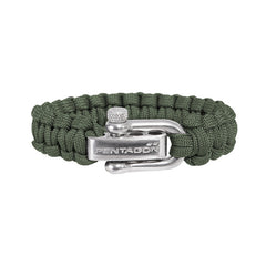 Pentagon Armband paracord, grün