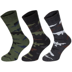 MFH Esercito Κάλτσες 3-Pack, Camo
