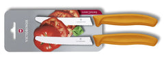 Victorinox Swiss Classic 2-teiliges Tomatenmesser-Set, orange