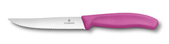Victorinox Swiss Classic Messer für Steak und Pizza, Rosa