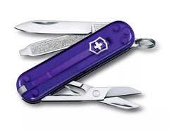 Victorinox Classic SD Taschenmesser Transparent, violett