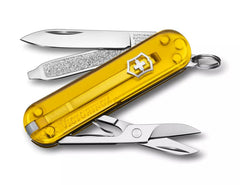 Victorinox Classic SD Taschenmesser Transparent, Gelb