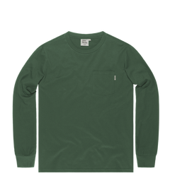 Vintage Industries Grant Langarm-T-Shirt pocket, Drab