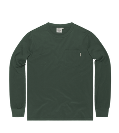 Vintage Industries Grant Pocket-Langarmshirt, grau-grün