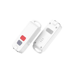 W&G SHIELD SOS osebni alarm s svetilko LED in sproščilnim gumbom, bel