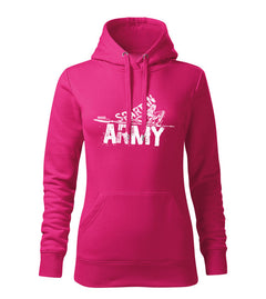 DRAGOWA Nabis Damen-Kapuzenpullover 320 g/m², rosa
