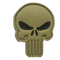WARAGOD Našitek 3D Punisher, črni očesi, 5x4cm