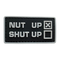 WARAGOD Nut UP PVC našitek, črn