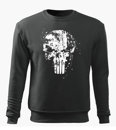 DRAGOWA ανδρικό φούτερ Frank The Punisher 300 g/m², γκρι