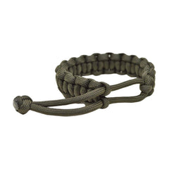 WARAGOD Paracord-Armband mit verstellbarer Schließe Ilmë, grün