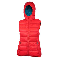 Warmpeace Yuba Lady Weste, Hibiscus/Harbor Blue