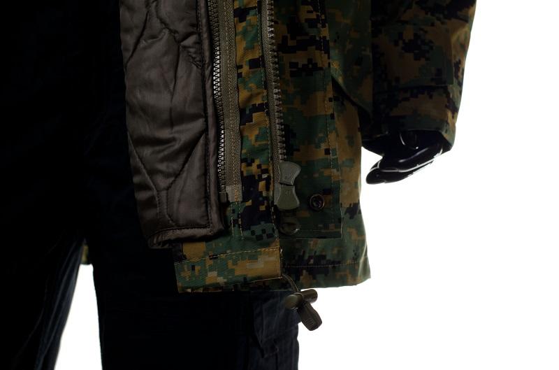 O&T Jacke Aurora Beatrix s odnimatelnym vnutrom vzor Digital woodland