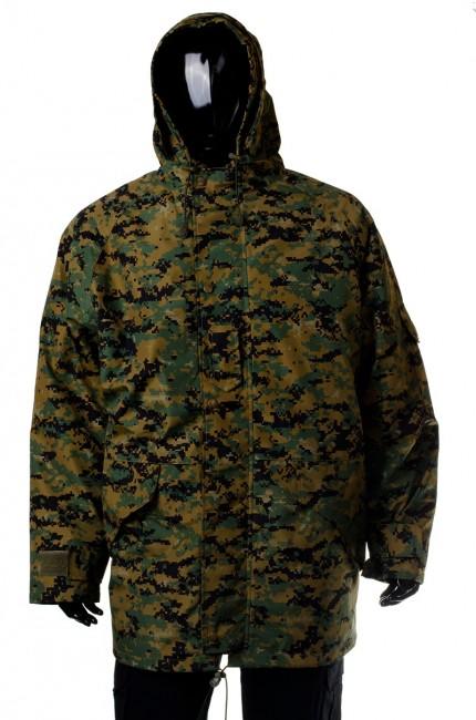 O&T Jacke Aurora Beatrix s odnimatelnym vnutrom vzor Digital woodland