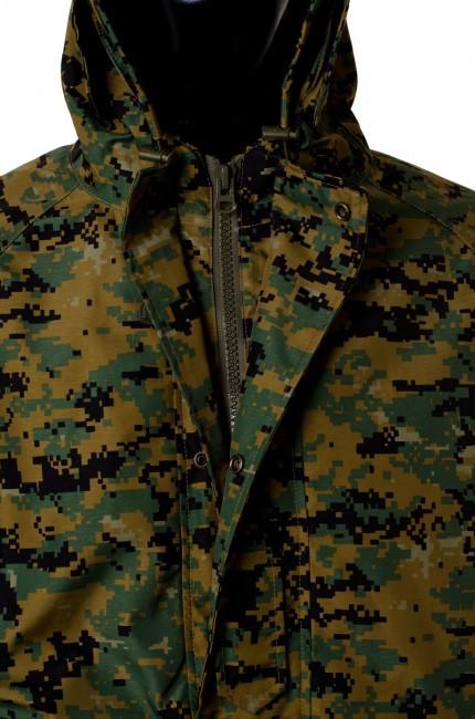 O&T Jacke Aurora Beatrix s odnimatelnym vnutrom vzor Digital woodland